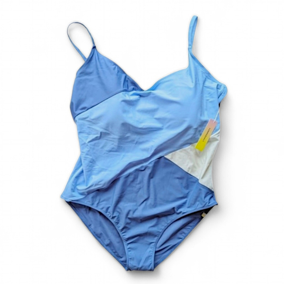 Summersalt Marina One Piece Colorblock Swimsuit sz 22 NWT Full Coverage - Picture 5 of 12